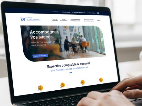 Création du nouveau site internet du Cabinet Le Roux & associés