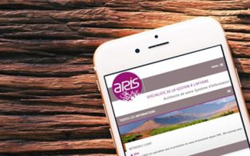 Kagency Nantes réalise le site web d'Aris en responsive design