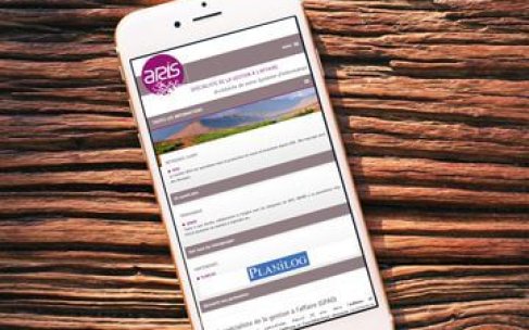 Le site web d'Aris Focus réalisé par Kagency