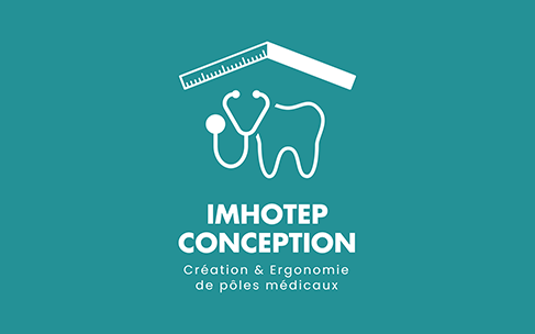 Création du logo d’Imhotep Conception par Kagency Nantes