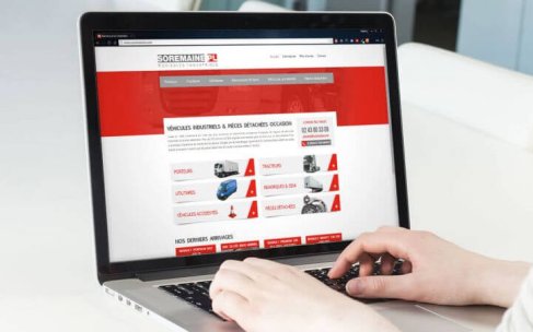 Kagency réalise la refonte du site internet de Soremaine Poids-Lourds Le Mans