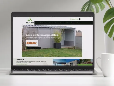 Création du nouveau site internet d'Abridis Pornic