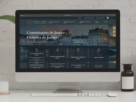 Création du site web de l'étude CJS par Kagency Agence Web à Nantes
