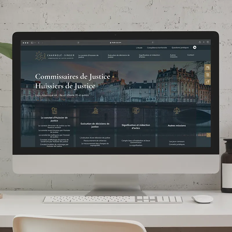 Témoignage de l’Étude Charnolé Singer sur l'agence web Kagency Nantes