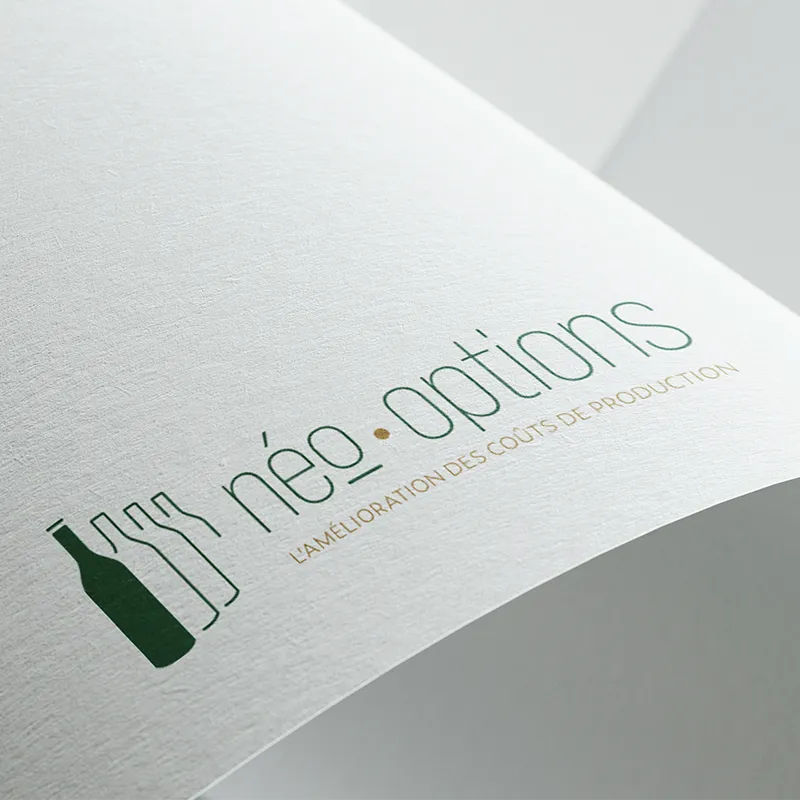 Création du logotype de Néo-Options par Kagency Nantes